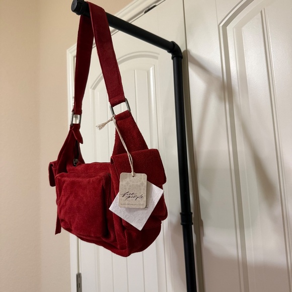 Free People Siren Suede Shoulder Bag *NWT* - Picture 4 of 6